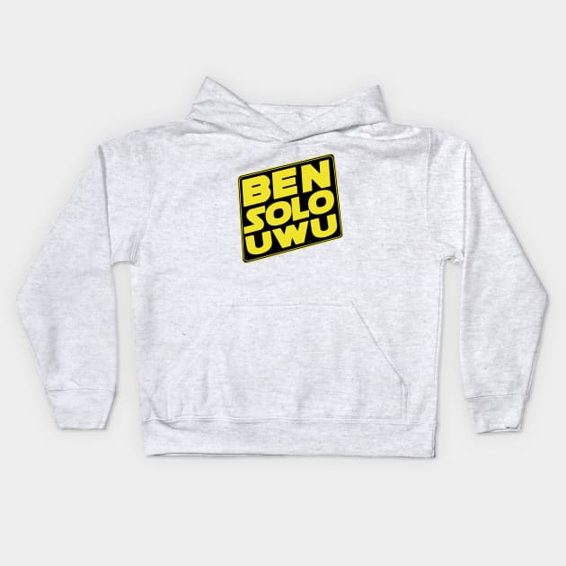 ben uwu Kids Hoodie by mariabelendg